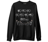 EXO - The Lost Planet  Siyah Erkek Kalın Sweatshirt