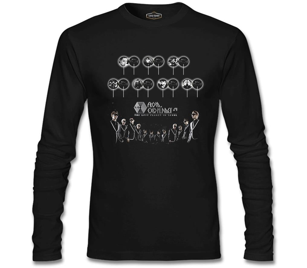 EXO - The Lost Planet Siyah Erkek Sweatshirt