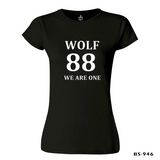 EXO - Wolf We are One Siyah Kadın Tshirt