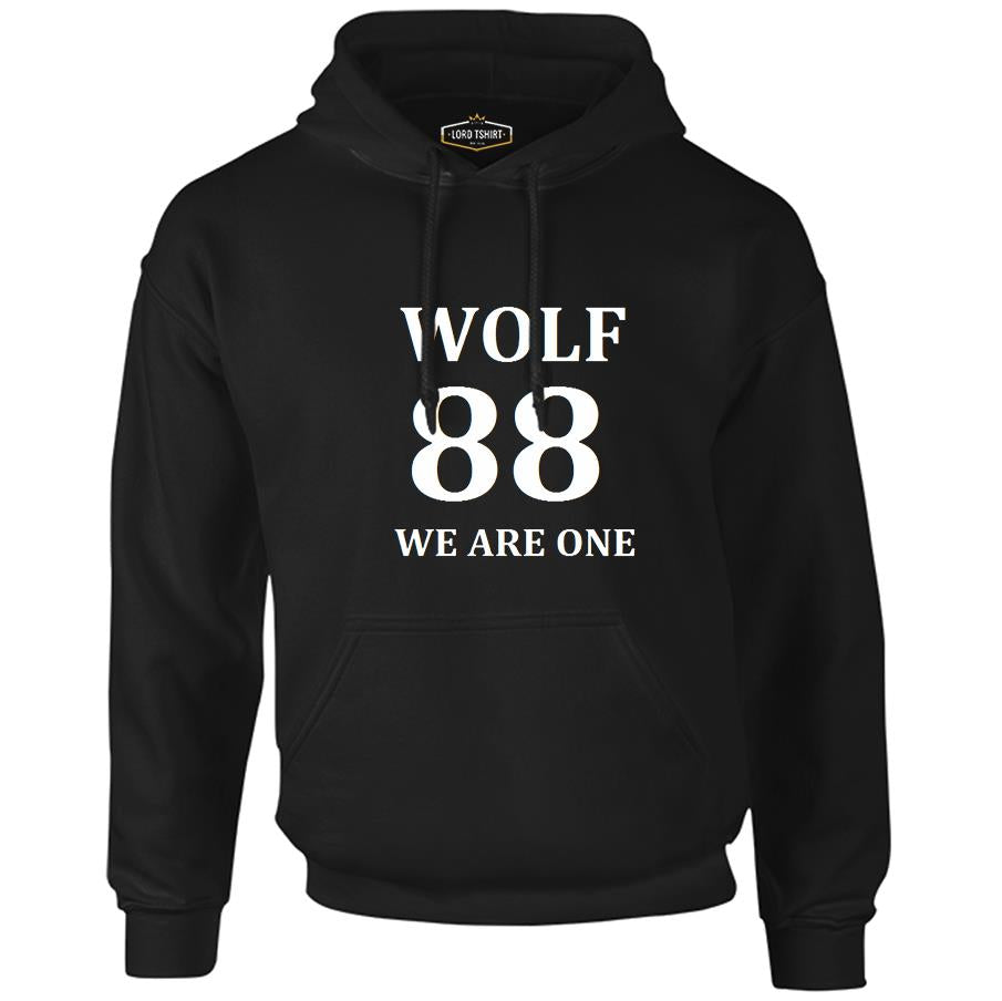 EXO - Wolf We are One Siyah Erkek Fermuarsız Kapşonlu