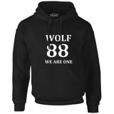 EXO - Wolf We are One Siyah Erkek Fermuarsız Kapşonlu