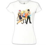 Fairy Tail 1 Beyaz Kadın Tshirt