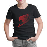 Fairy Tail - Logo 2 Siyah Çocuk Tshirt