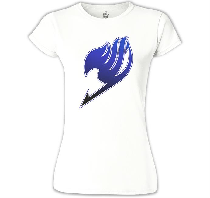 Fairy Tail - Logo Beyaz Kadın Tshirt