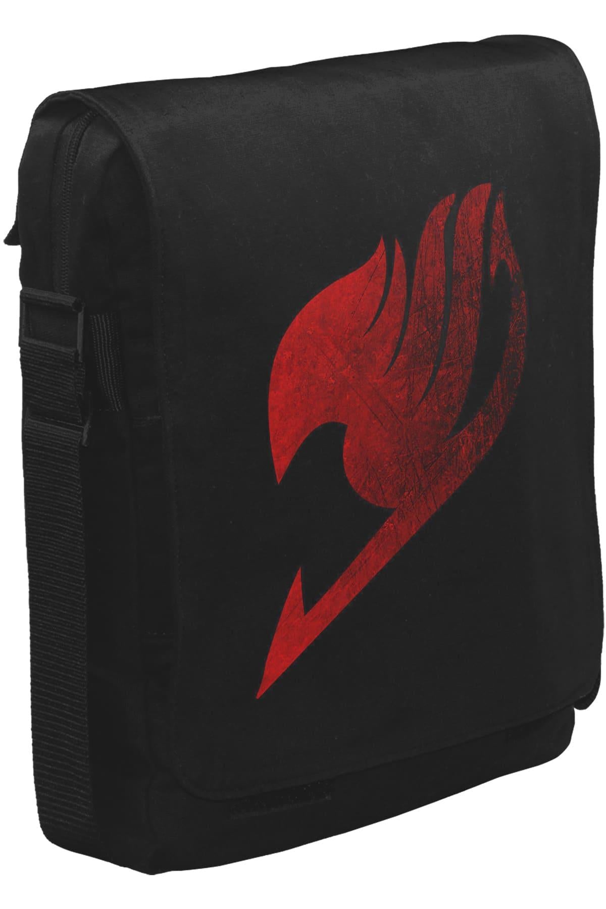 Fairy Tail - Logo II Unisex Siyah Postacı Çanta