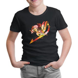 Fairy Tail Siyah Çocuk Tshirt