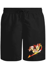 Fairy Tail Unisex Siyah Şort