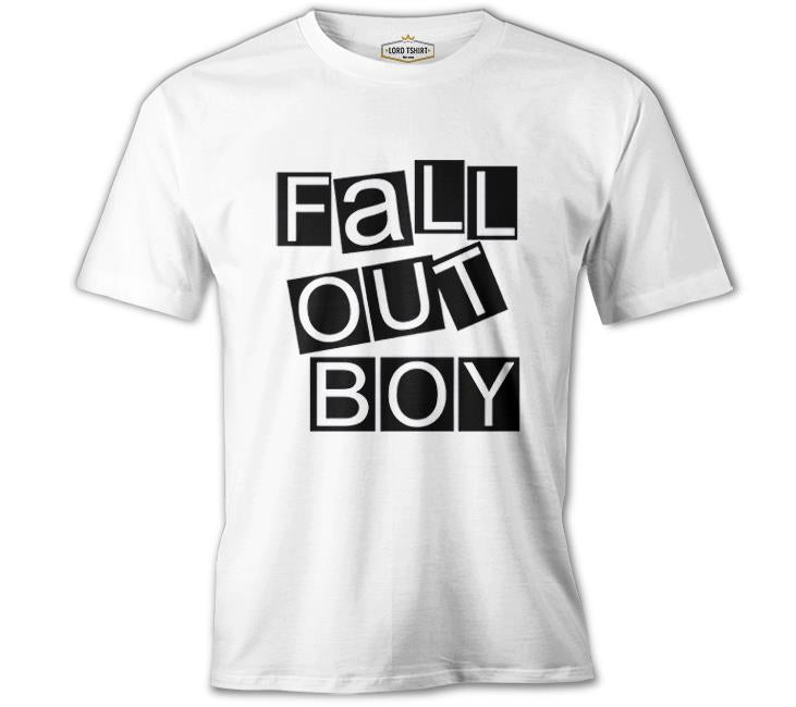 Fall Out Boy - Blocks Beyaz Erkek Tshirt