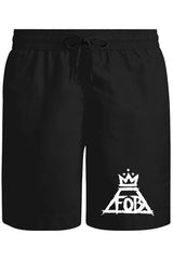 Fall Out Boy Unisex Siyah Şort