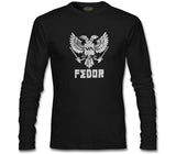 Fedor - Logo Siyah Erkek Sweatshirt