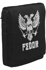 Fedor - Logo Unisex Siyah Postacı Çanta