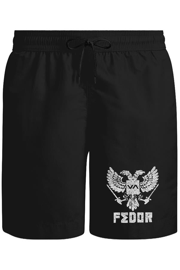 Fedor - Logo Unisex Siyah Şort