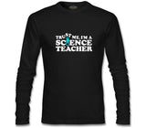 I'm a Science Teacher Trust Me Teachers' Day Black Men's Sweatshirt