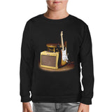 Fender and the Rock 'n Roll Black Kids Sweatshirt