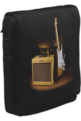 Fender and the Rock 'n Roll Unisex Siyah Postacı Çanta