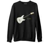 Fender W Black Men's Thick Sweatshirt
