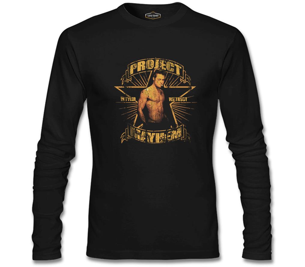 Fight Club - Project Mayhem Siyah Erkek Sweatshirt