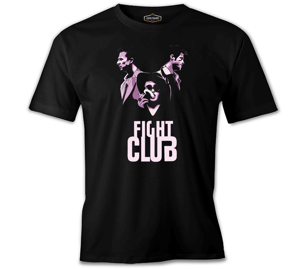 Fight Club - Smoky Siyah Erkek Tshirt