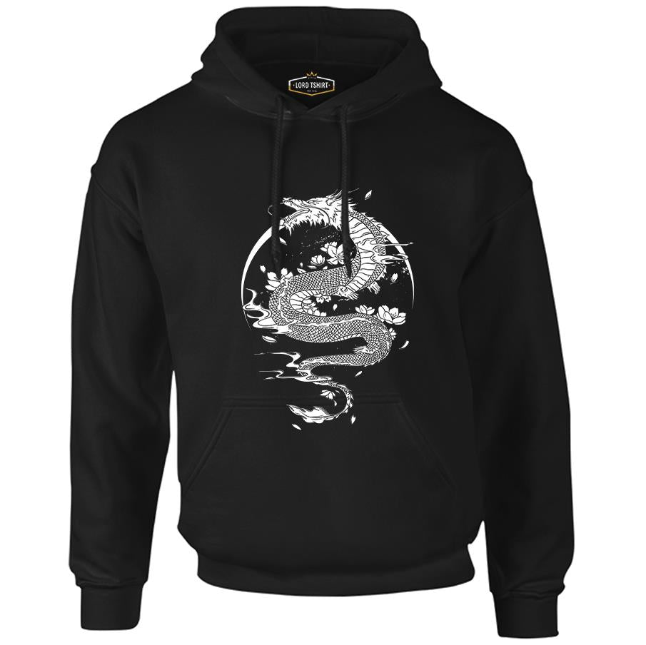 Fight Like a Samurai Black Men's Zipperless Hoodie