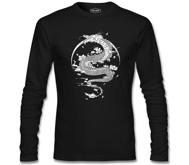 Fight Like a Samurai Siyah Erkek Sweatshirt