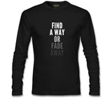 Find a Way Black Men's Sweatshirt