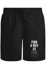 Find a Way Unisex Siyah Şort
