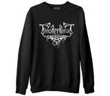Finsterforst - Logo Siyah Erkek Kalın Sweatshirt