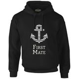 First Mate Black Men's Zipperless Hoodie