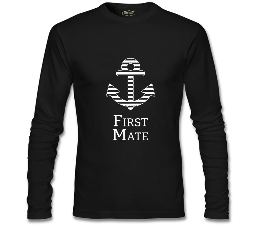 First Mate Black Men's Sweatshirt