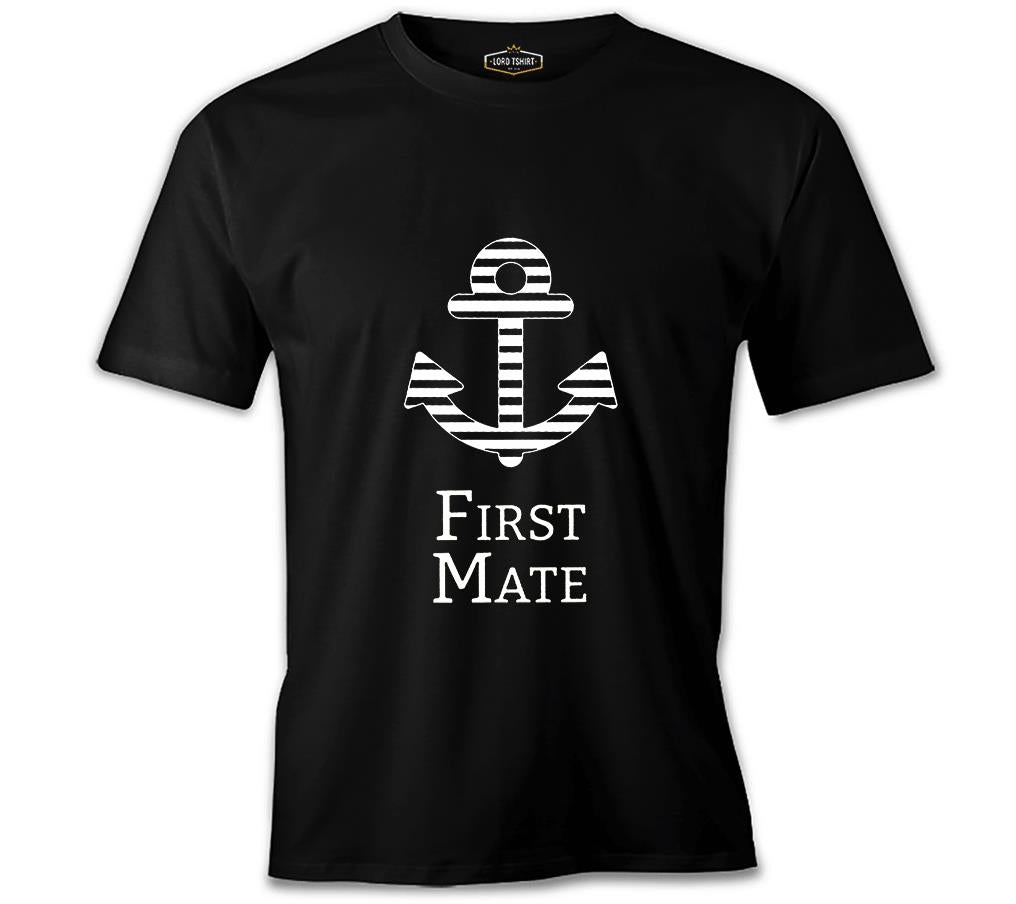 First Mate Siyah Erkek Tshirt
