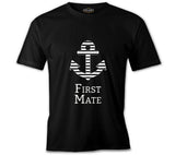 First Mate Siyah Erkek Tshirt