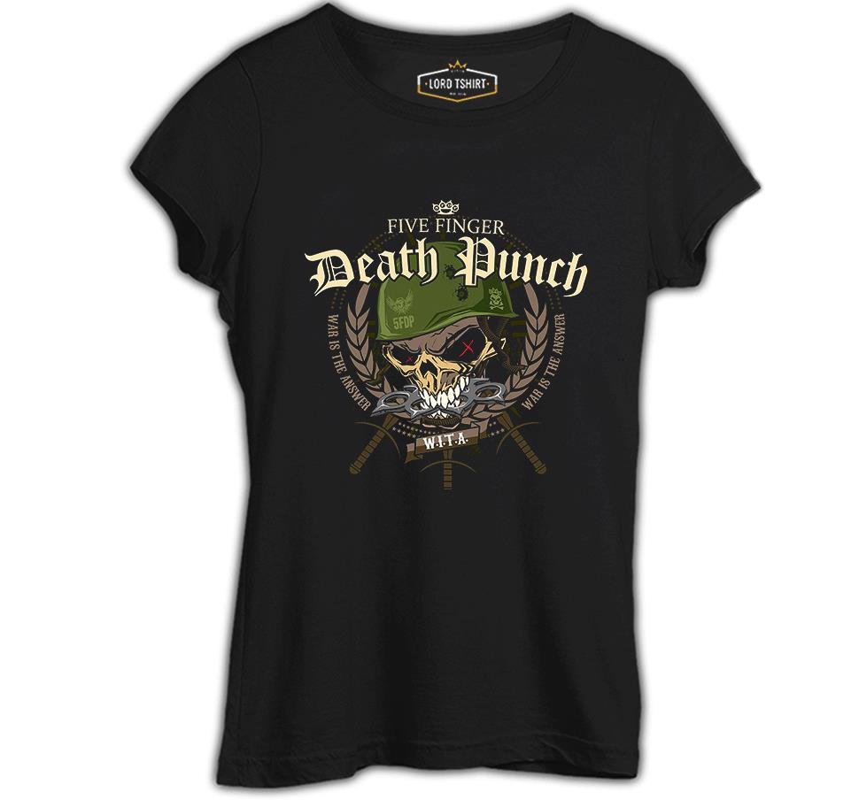 Five Finger Death Punch Poster - Warhead Black Women's Tshirt