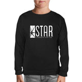 Flash - STAR Laboratories Black Kids Sweatshirt