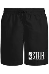 Flash - S.T.A.R. Laboratories Unisex Siyah Şort