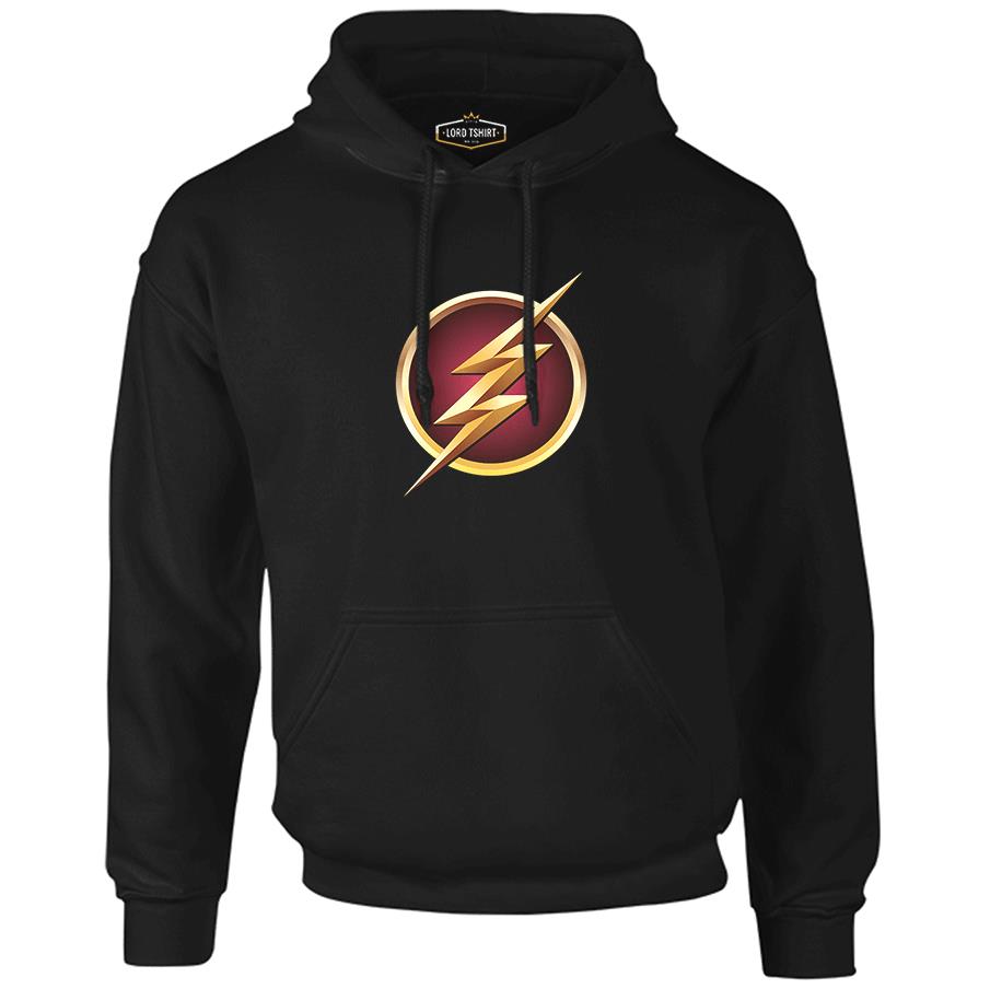Flash Black Men's Zipperless Hoodie