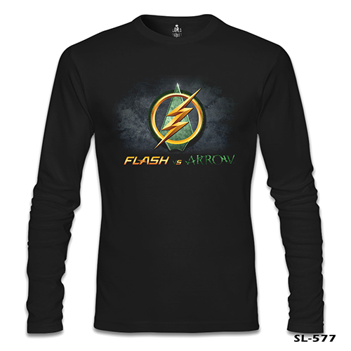 Flash vs Arrow Black Men's Sweatshirt