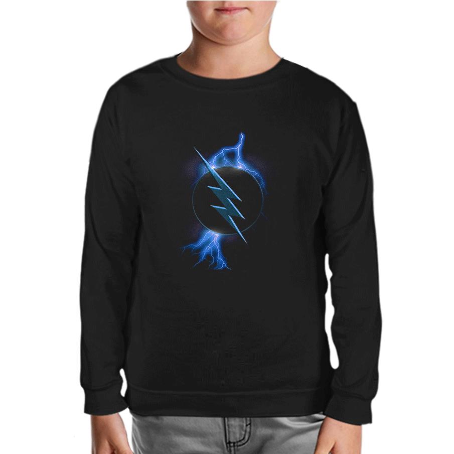 Flash vs Zoom Black Kids Sweatshirt