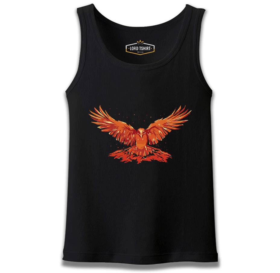Flying Phoenix Bird Black Male Athlete