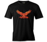 Flying Phoenix Bird Black Men's Tshirt
