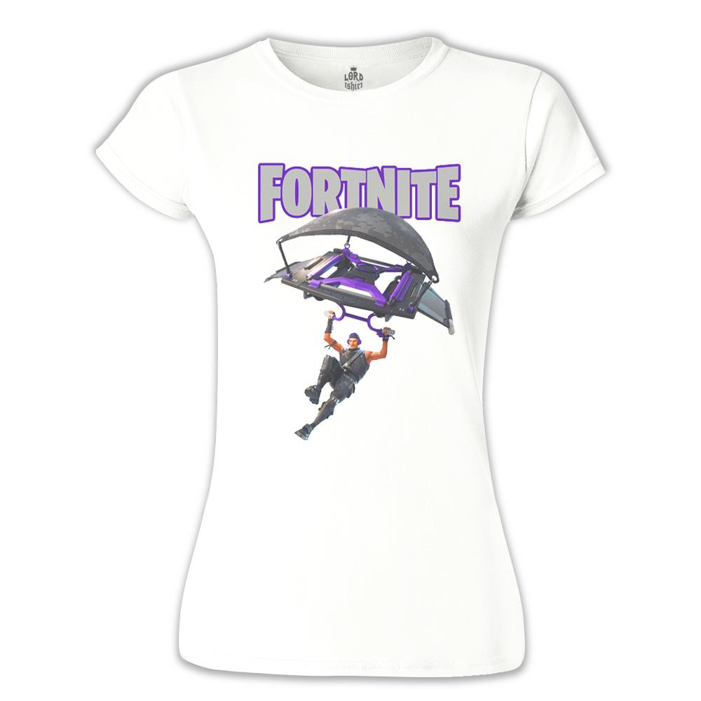 Fortnite - A l'air Beyaz Kadın Tshirt