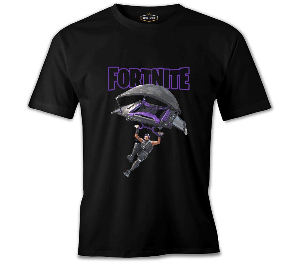 Fortnite - A l'air Siyah Erkek Tshirt