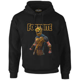 Fortnite - Battle Hound Siyah Erkek Fermuarsız Kapşonlu