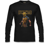 Fortnite - Battle Hound Siyah Erkek Sweatshirt