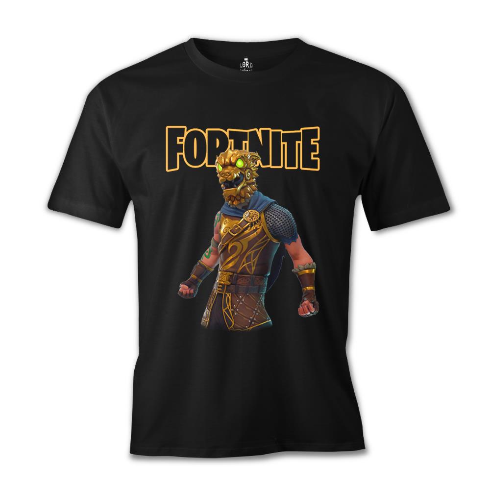 Fortnite - Battle Hound Siyah Erkek Tshirt