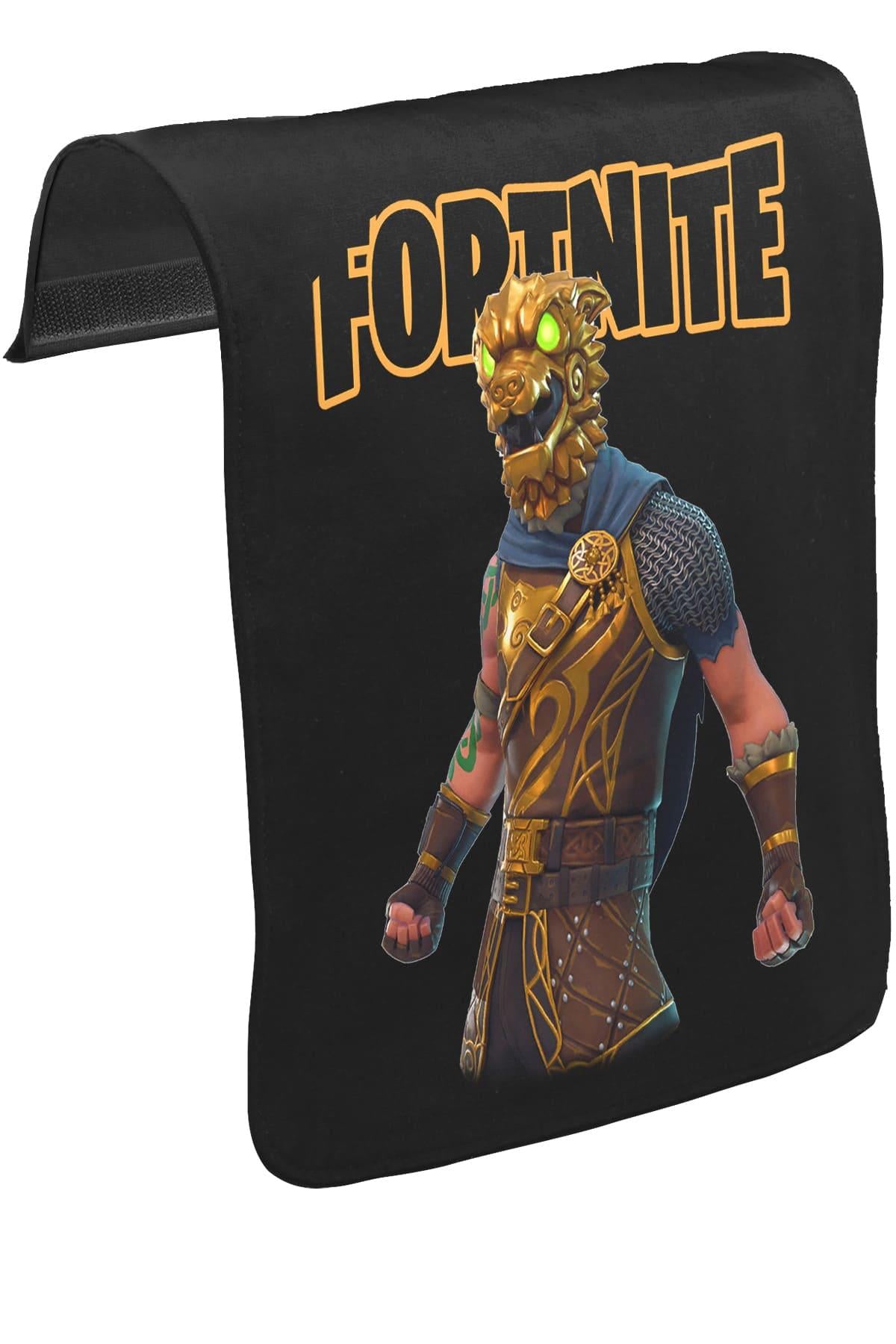 Fortnite - Battle Hound Unisex Siyah Tak-Çıkar Postacı Çanta Kapağı CK-1418