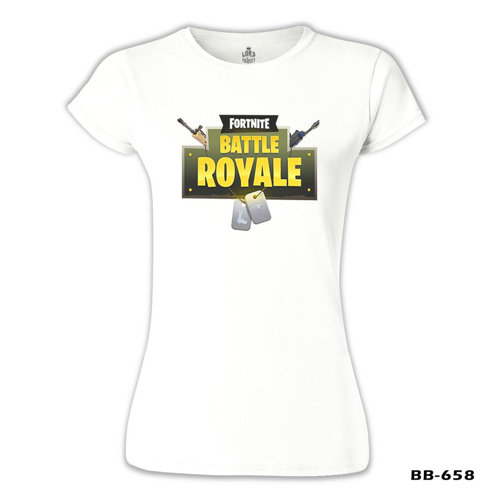 Fortnite - Battle Royale White Women's Tshirt