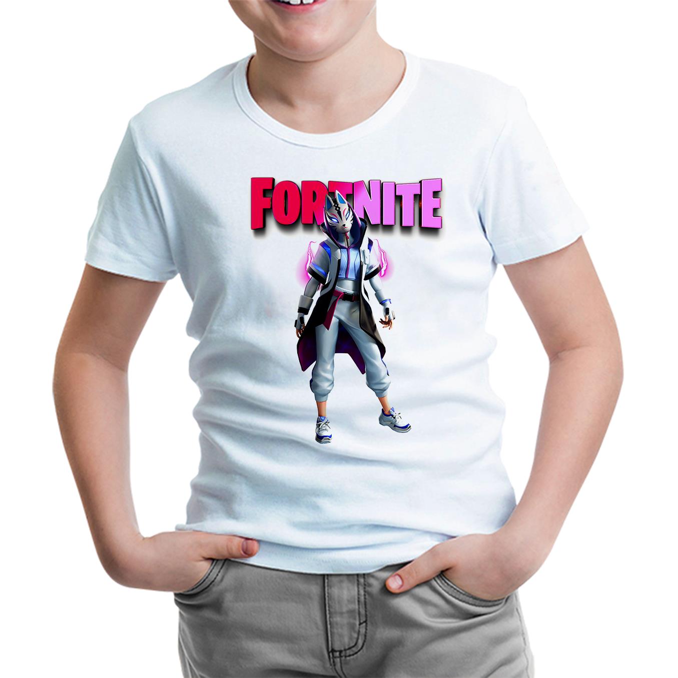 Fortnite - Catalyst Beyaz Çocuk Tshirt