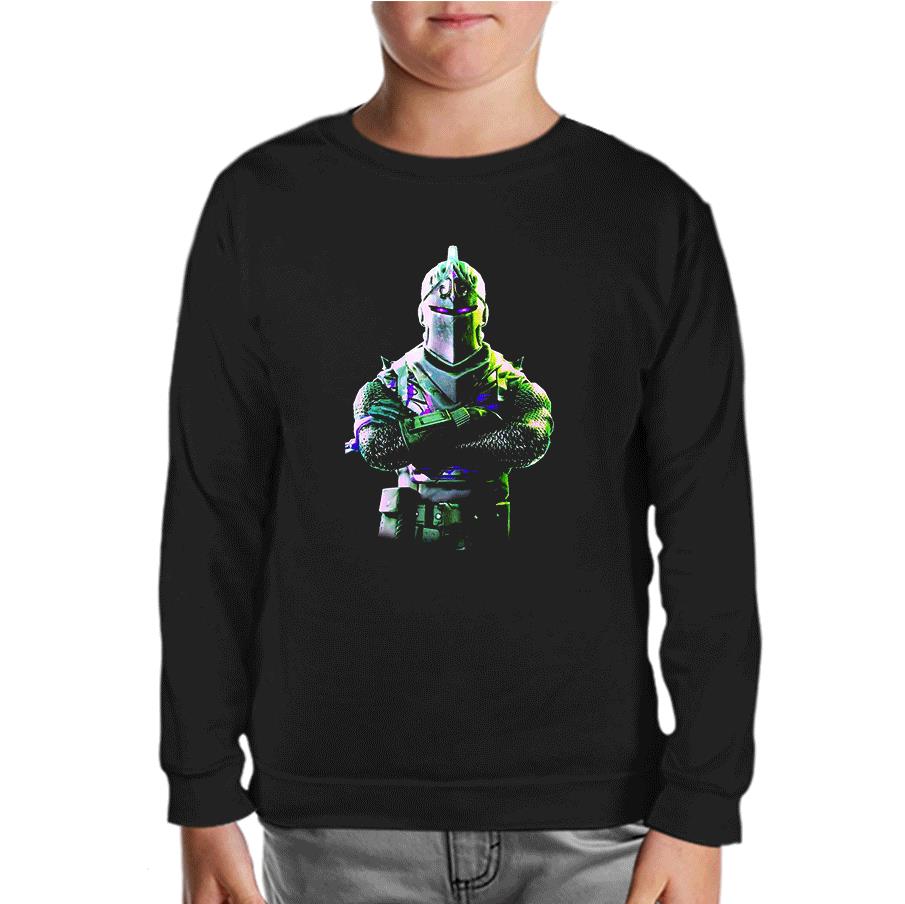 Fortnite - Chevalier 2 Black Kids Sweatshirt