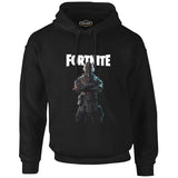 Fortnite - Chevalier Siyah Erkek Fermuarsız Kapşonlu