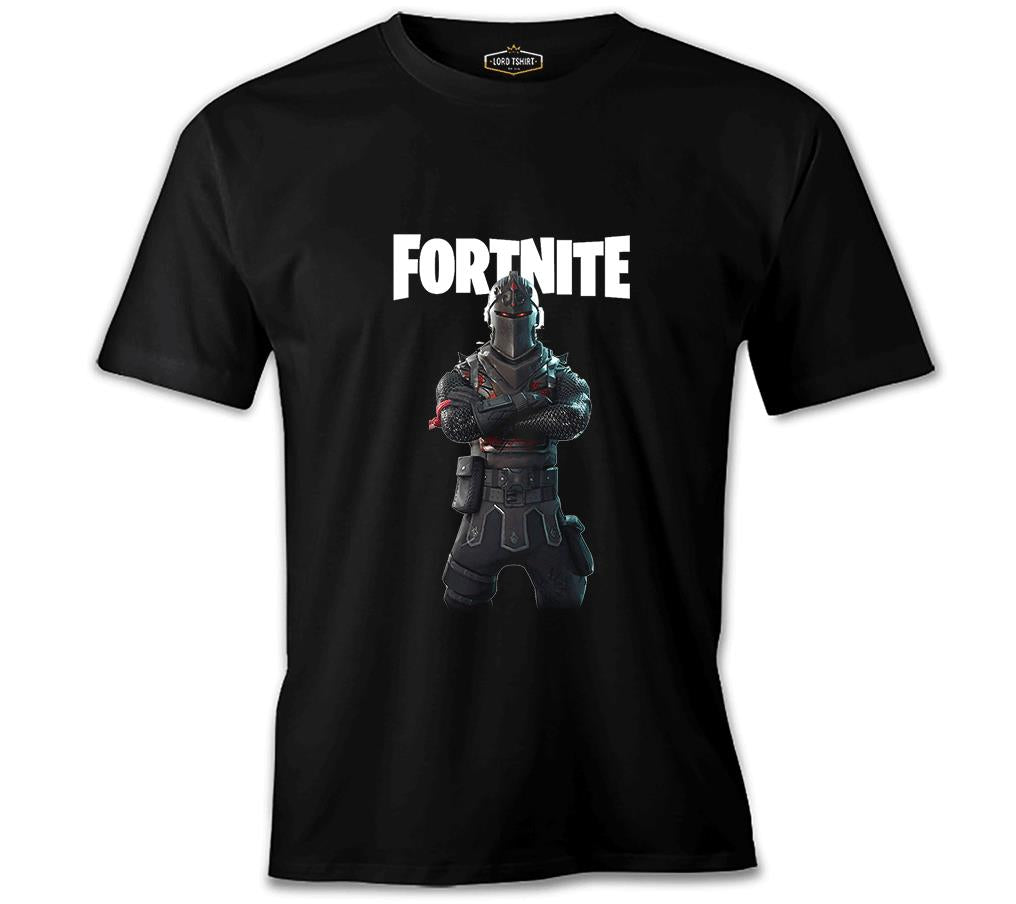 Fortnite - Chevalier Siyah Erkek Tshirt